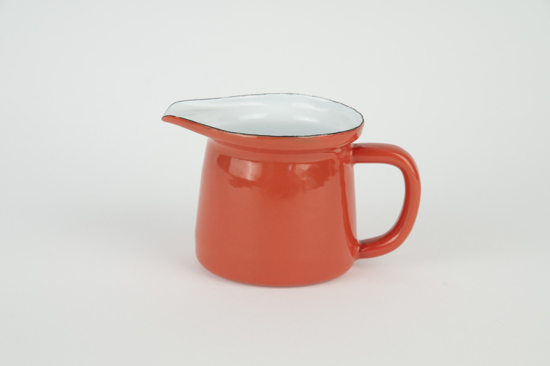 Emaille Milchkännchen