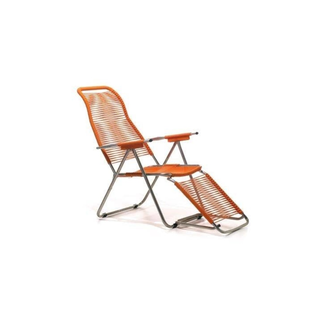 Fiam Liegestuhgl Spaghetti Armchair orange