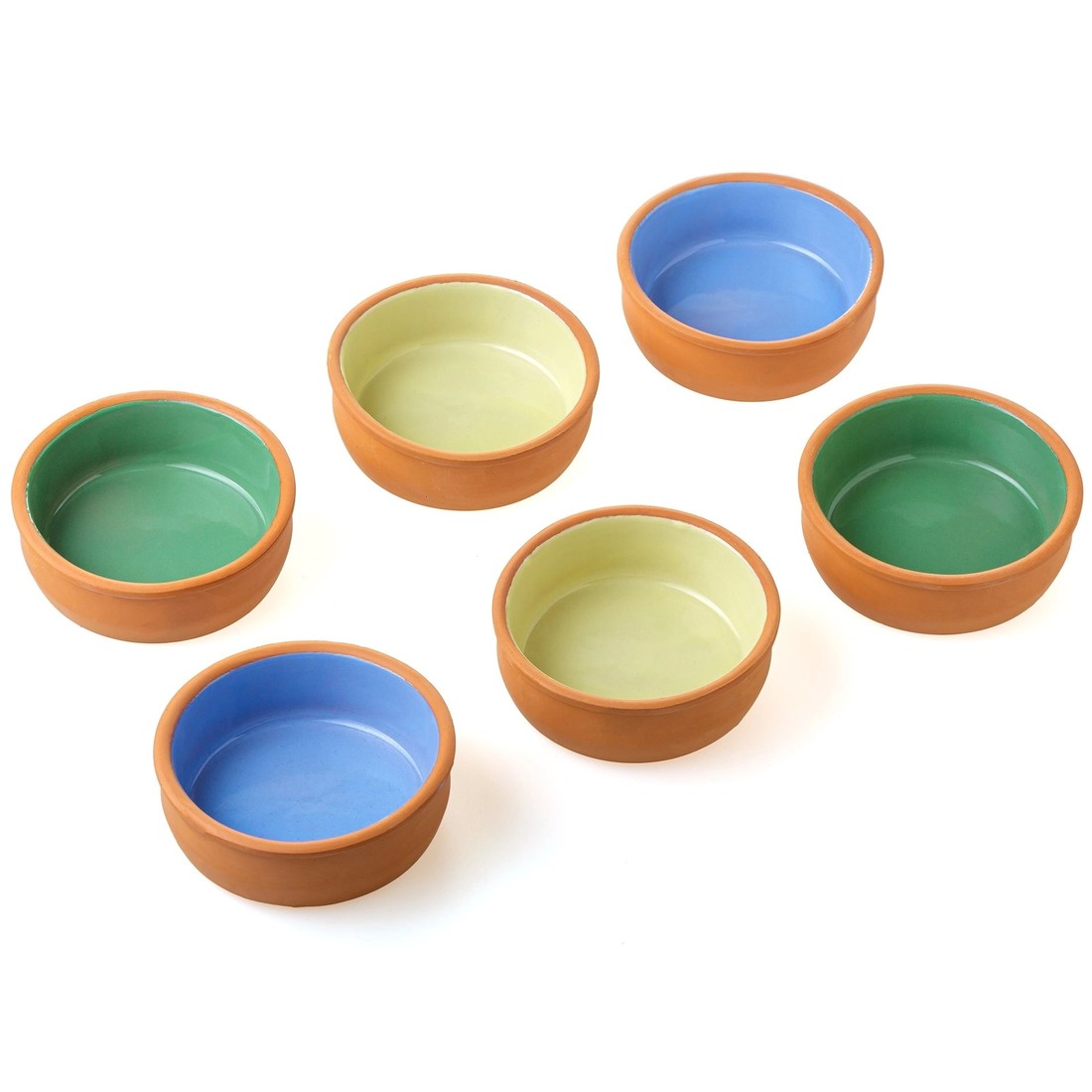 Crystalia Terracottaschalenset