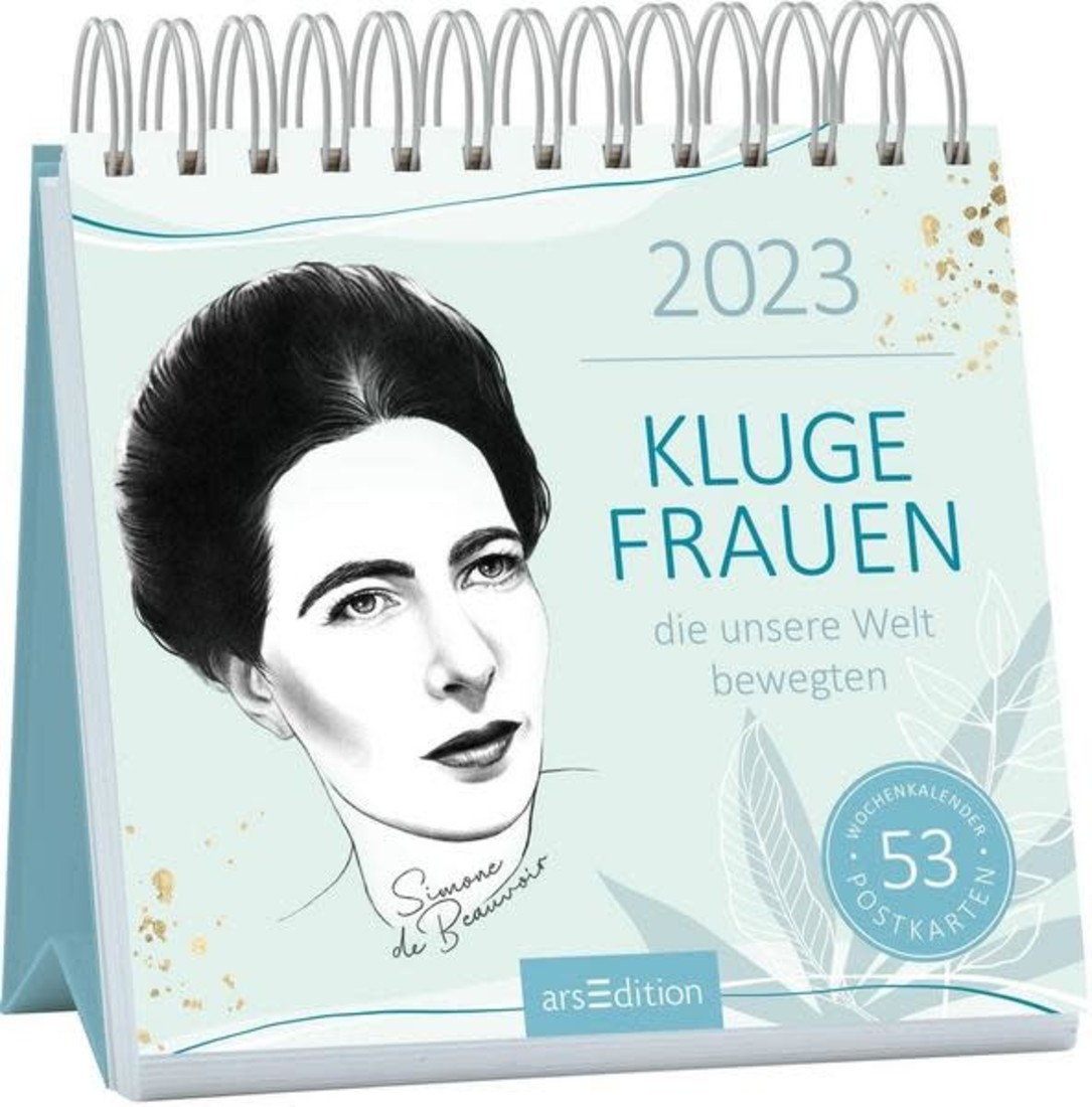 Postkartenkalender Kluge Frauen die unsere Welt bewegten 2023