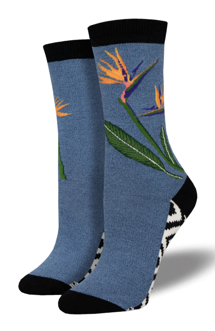 Socksmith Socken «Paradisevögel blau» 38-44