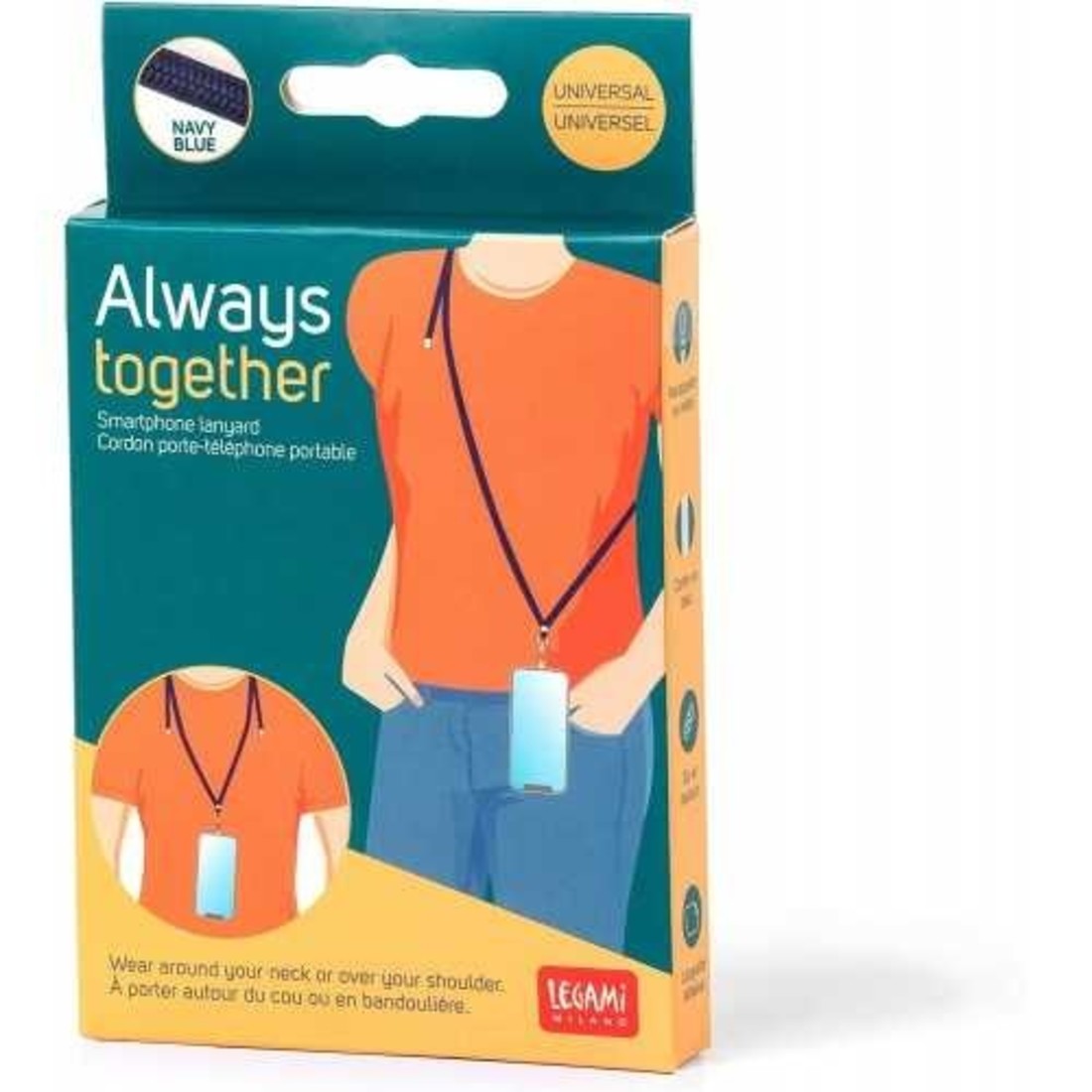 Legami Handytrageband blau