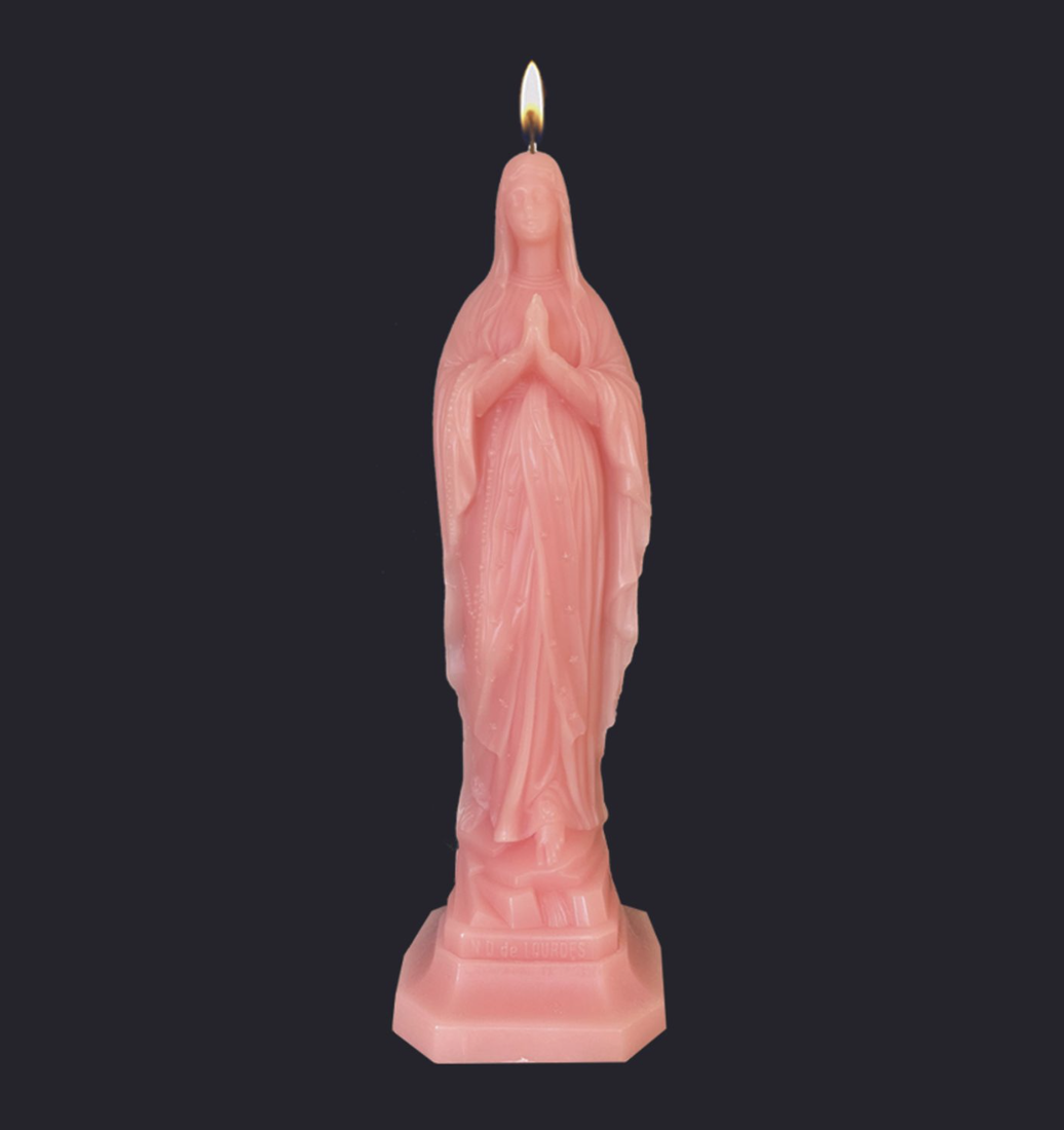 Duftkerze «Notre Dame de Lourdes» Rose