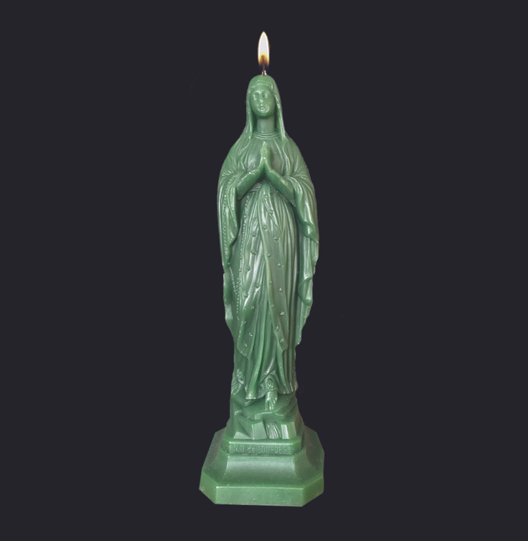 Duftkerze «Notre Dame de Lourdes» Kräuter & Blätter