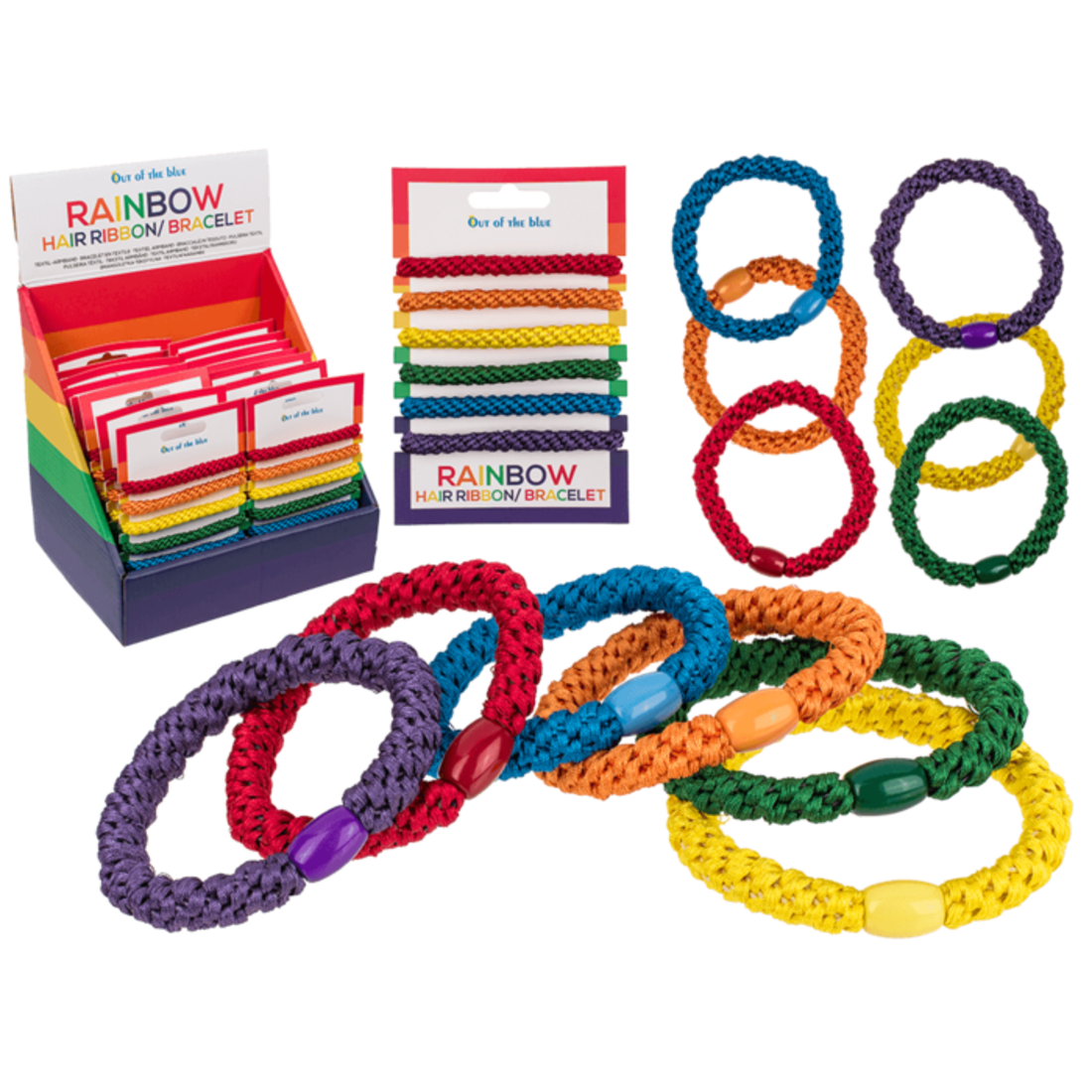 Haarbandset Regenbogen