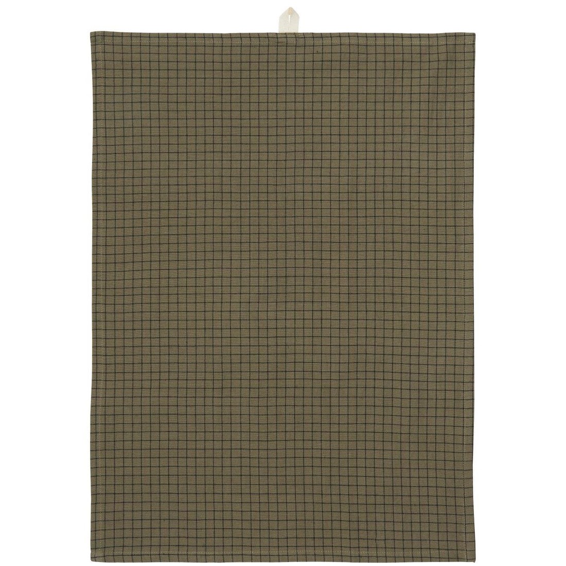 Ib Laursen Geschirrtuch Karomuster beige-weiss