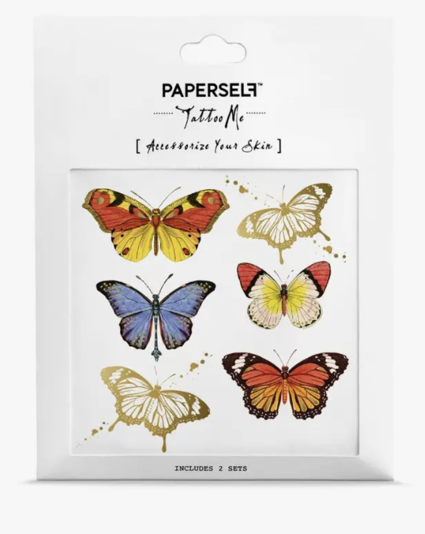 Paperself Tattoo «Butterflies»
