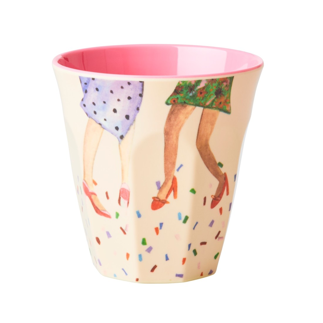Rice Melaminbecher «Dancing Legs»