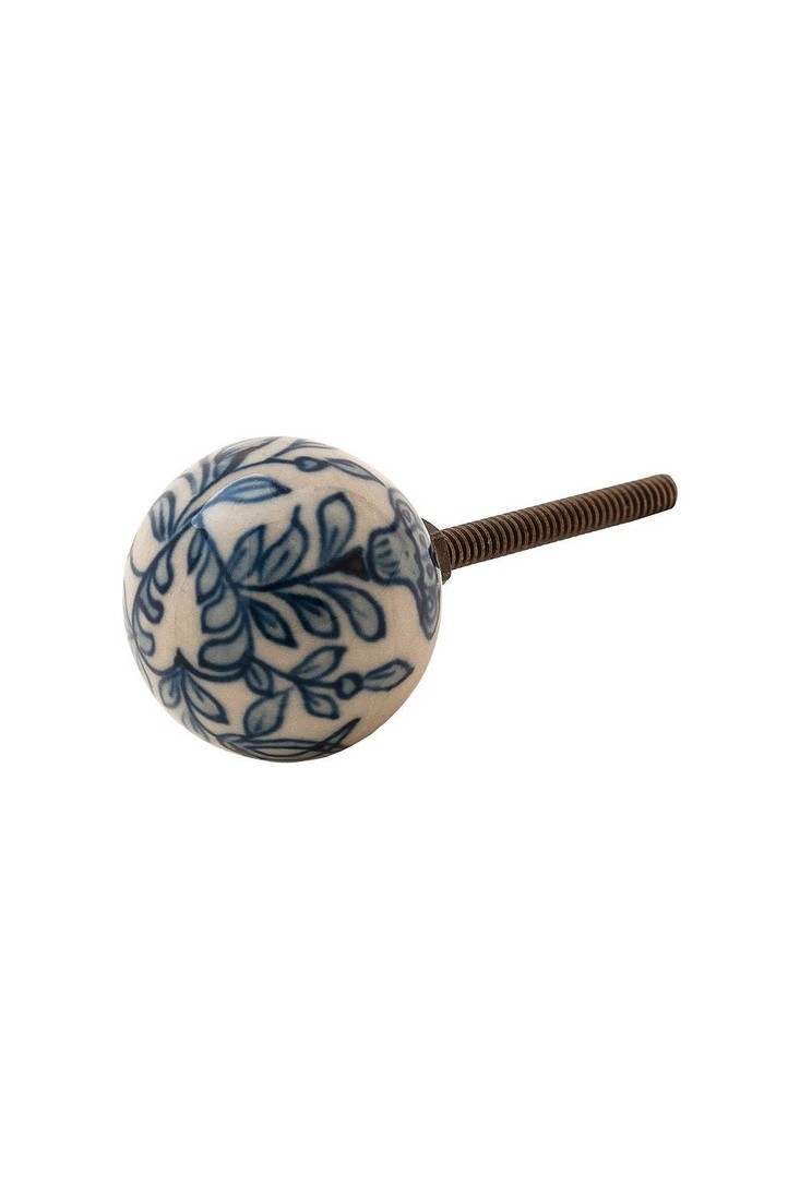 Tranquillo Knauf Blumenfarn blau Keramik