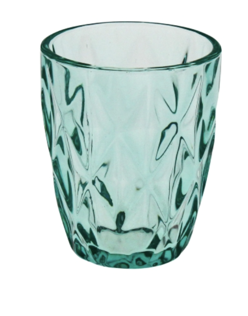 Wasserglas türkis
