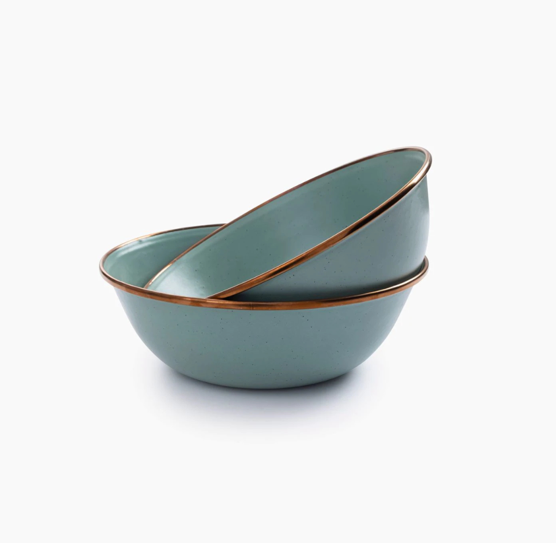 Barebones Emailleschale hellblau 18cm