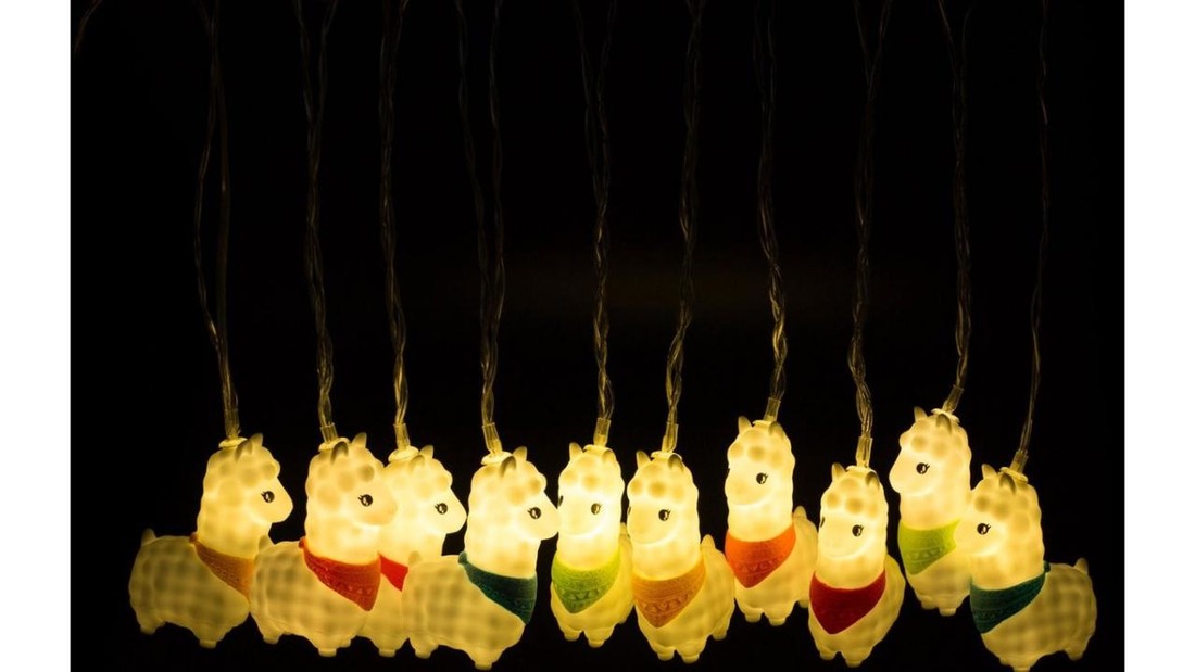 Lichterkette Lama