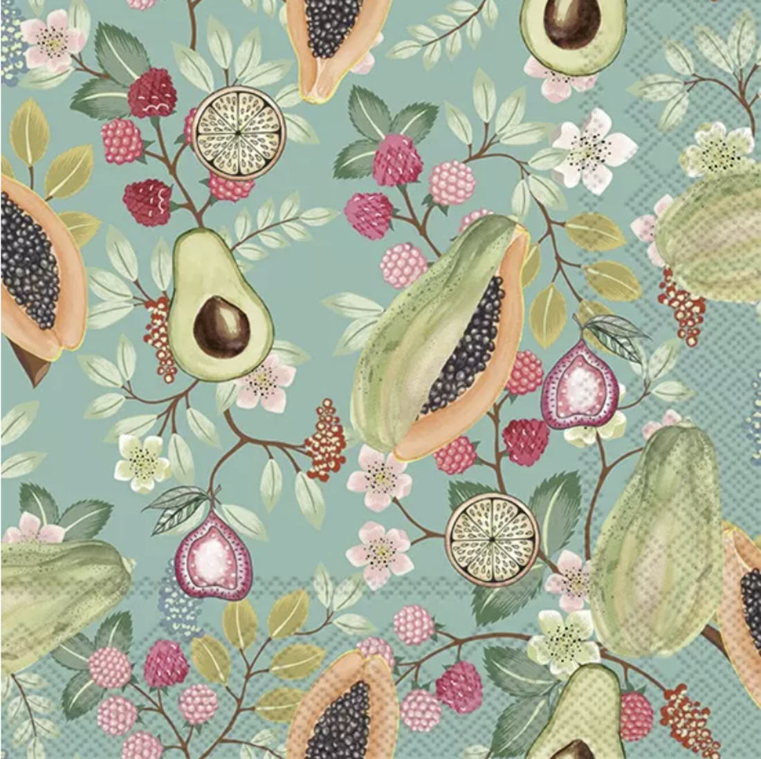 Ihr Papierservietten «Exotic Fruits»