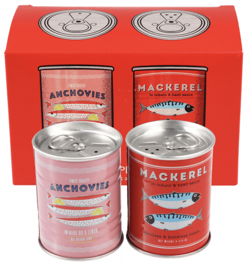 Rex International Salz- und Pfefferstreuer «Anchovies&Mackerel»