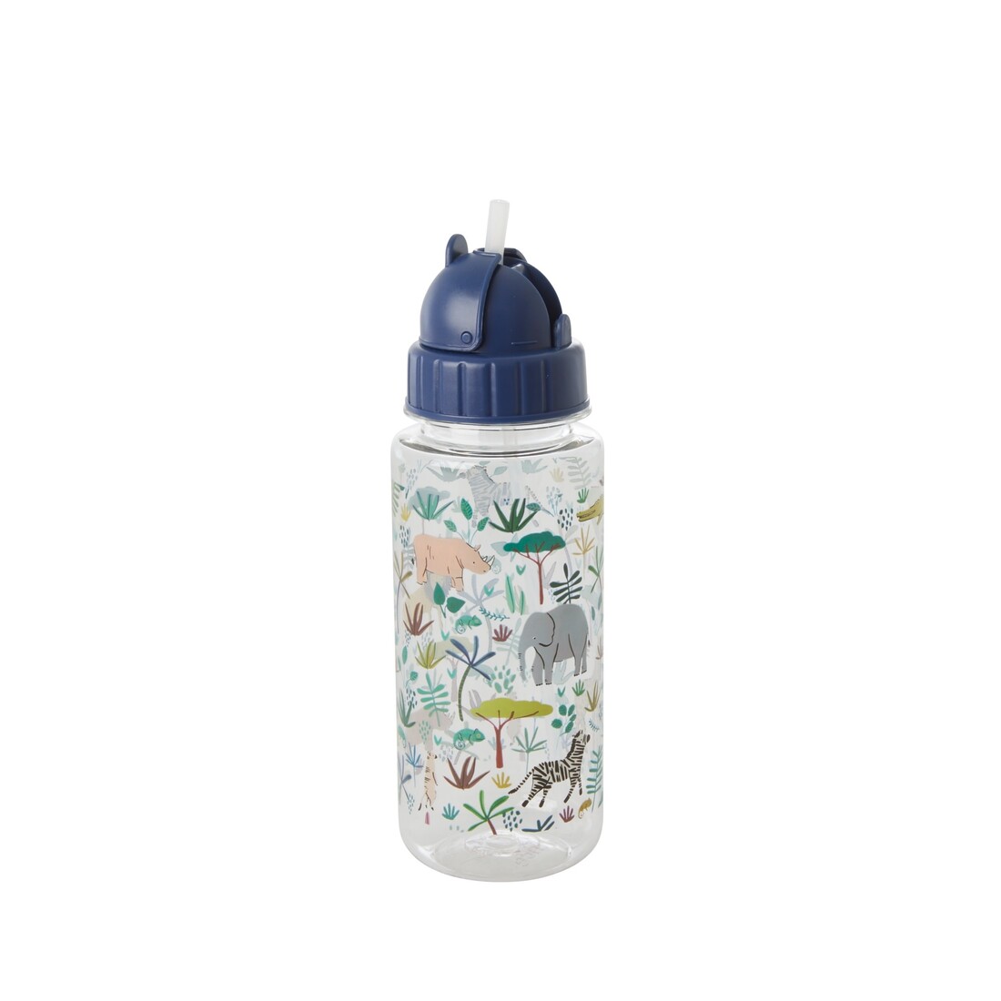 Rice Trinkflasche «Jungle» blue