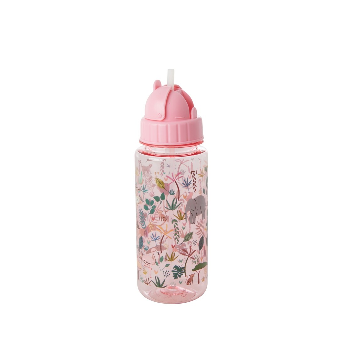 Rice Trinkflasche «Jungle» rose
