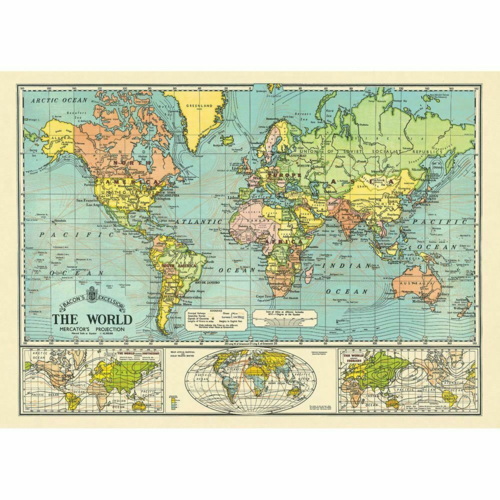 Cavallini Paper Poster «World 5»