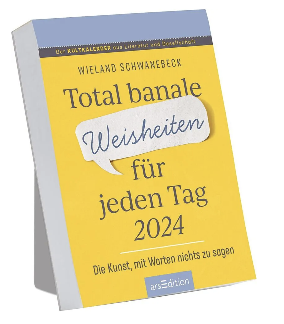 Ars Edition Tischkalender Total banal 2024
