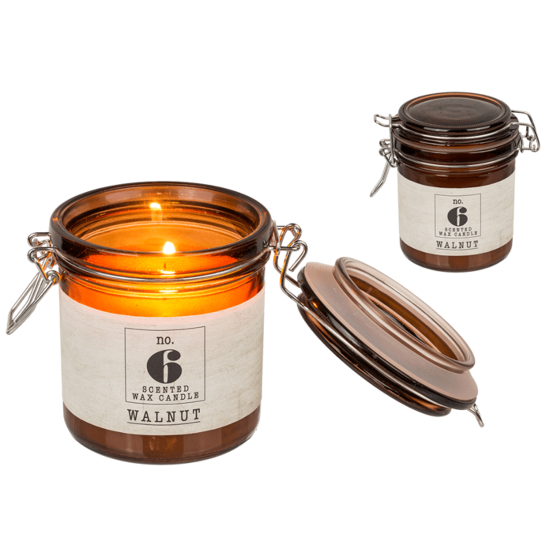 Duftkerze No 6. Walnut