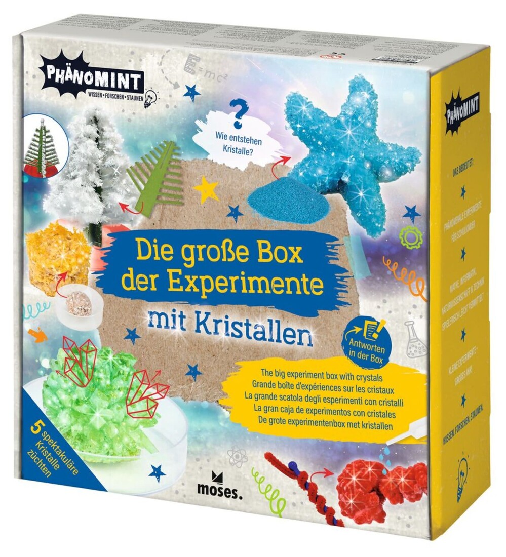 moses Experimente mit Kristallen