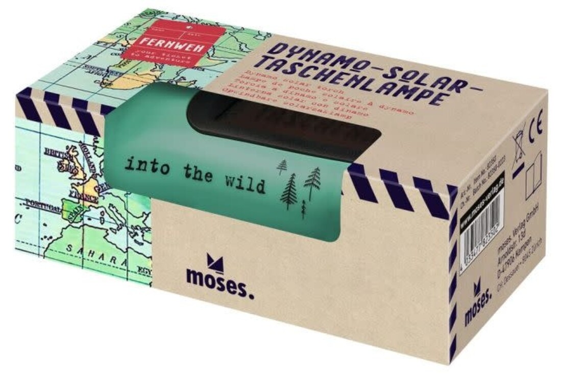 moses Taschenlampe Dynamo & Solar