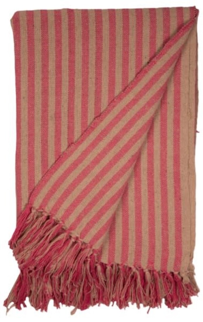 Plaid beige-pink