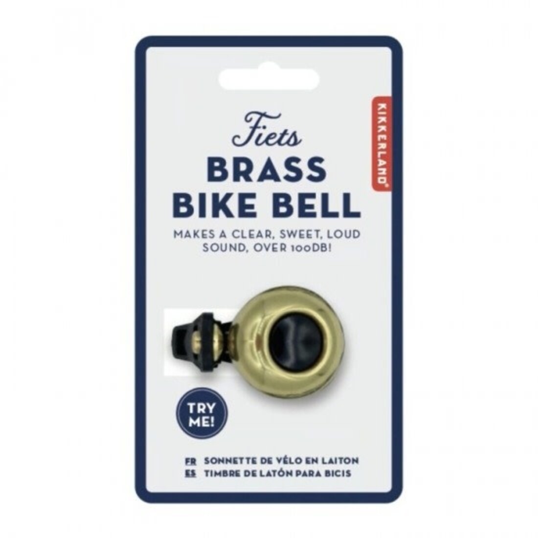 Kikkerland Fahrradklinkel «Brass Bike Bell»