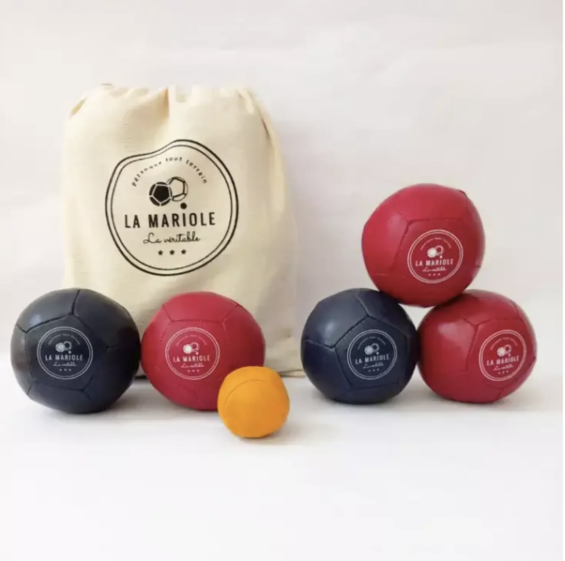 Pétanquebälle «La Mariole» blau-rot