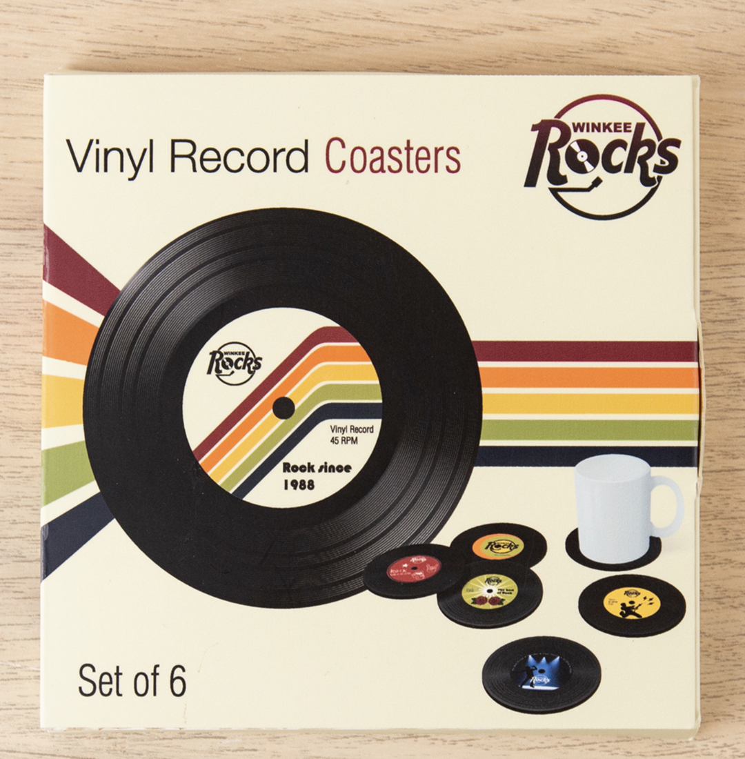Mags Tassen- und Glasuntersetzer Schallplatten