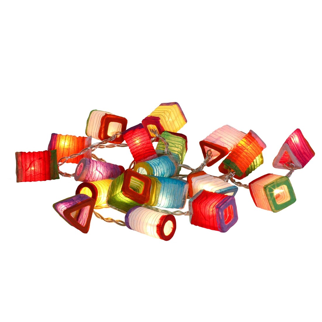 Protocol Lichterkette Laternchen multicolor 35L