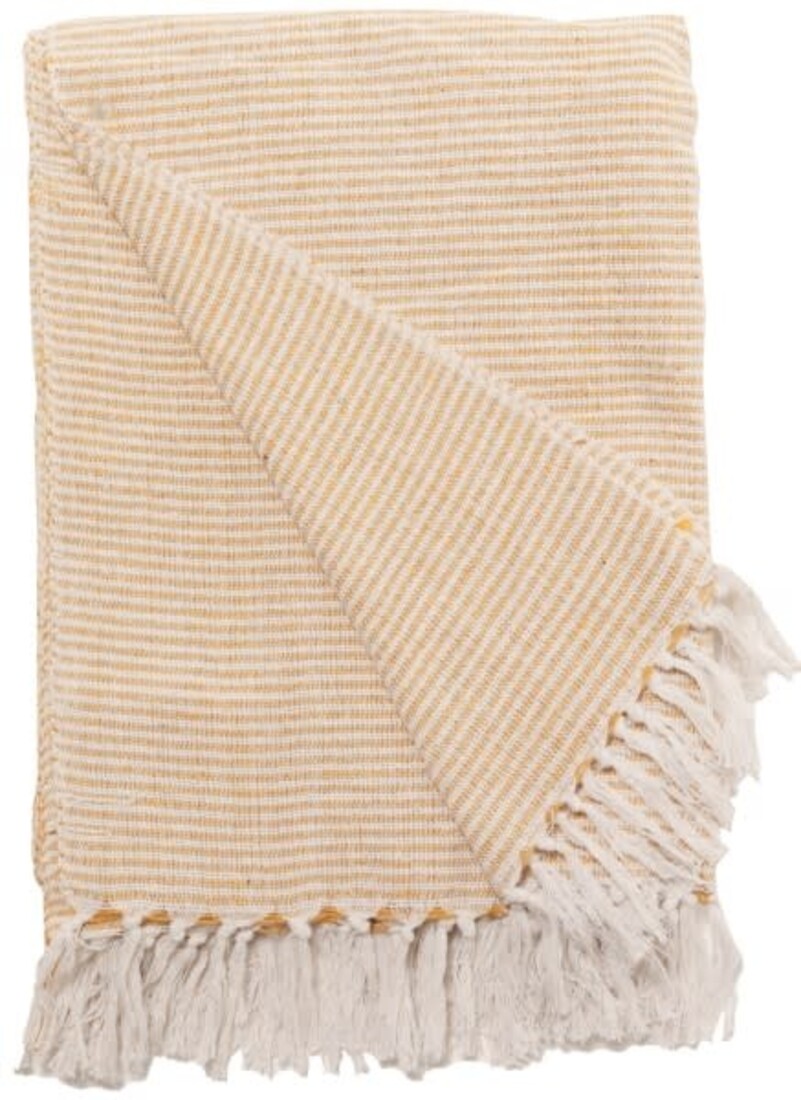 Plaid gelb-beige