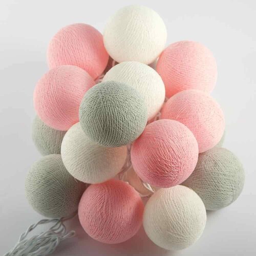 Lichterkette Cottonball «Marshmallow» 20 LED