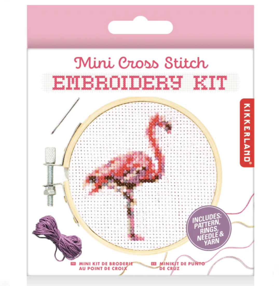 Kikkerland Stickset Flamingo