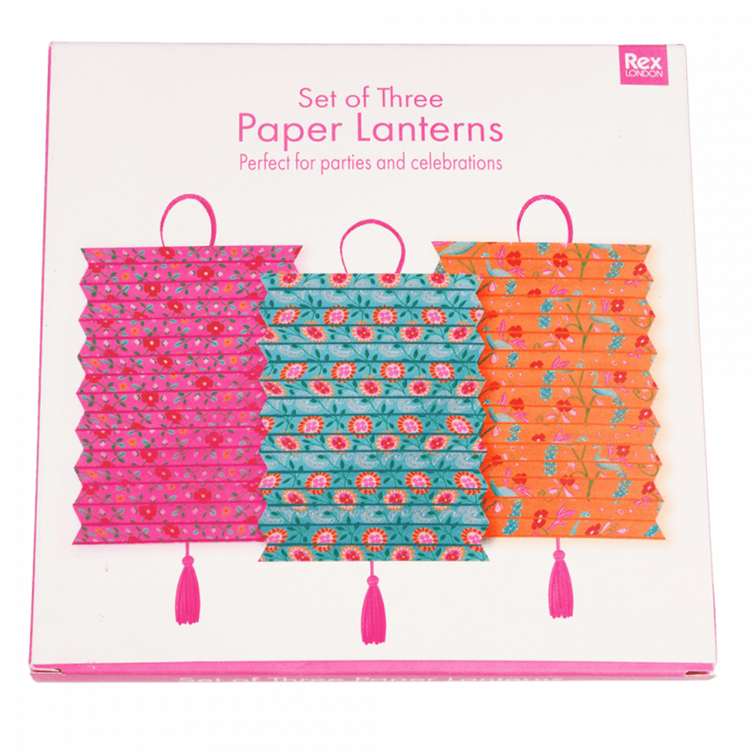 Papierlampions «Flowerpower»