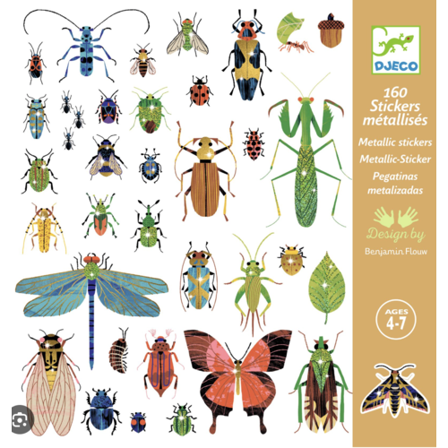 Djeco Stickerset Insekten