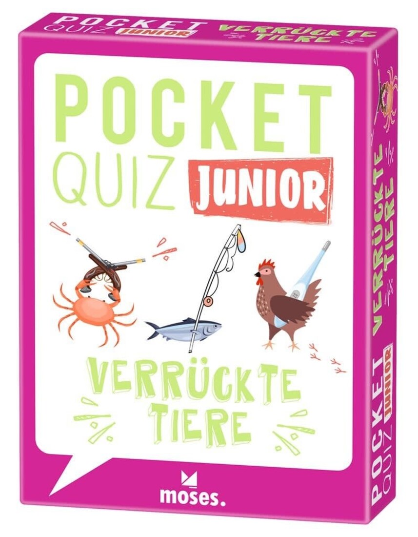 moses Pocket Quiz Junior - Verrückte Tiere