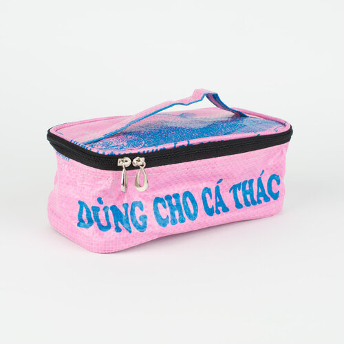 Upcycling Tasche Fisch pink