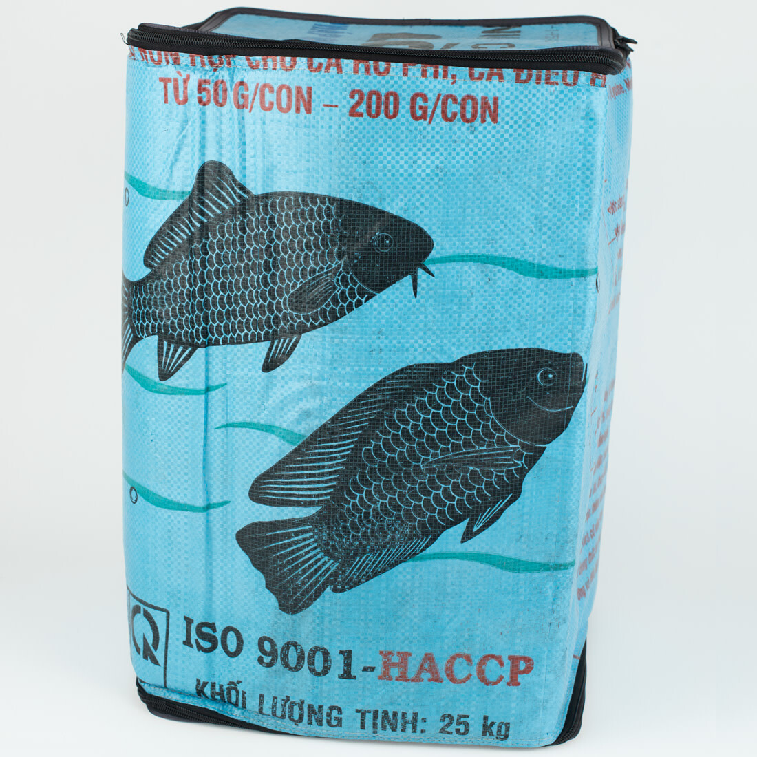 Upcycling Wäschekorb Fische