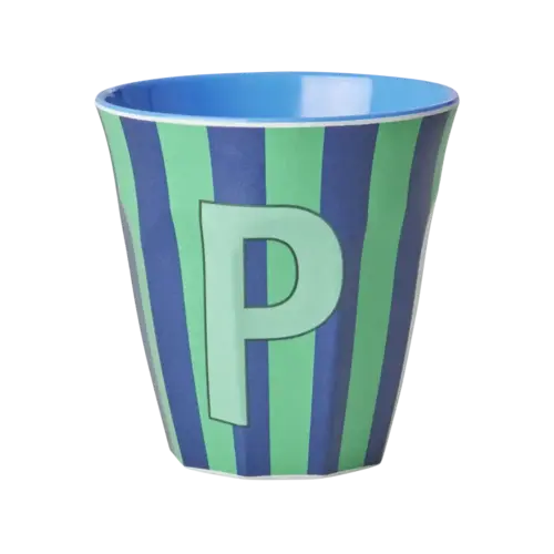 Rice Melaminbecher P «Stripes» mint