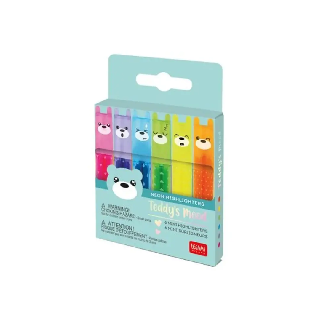 Legami Textmarker «Teddy's Mood»