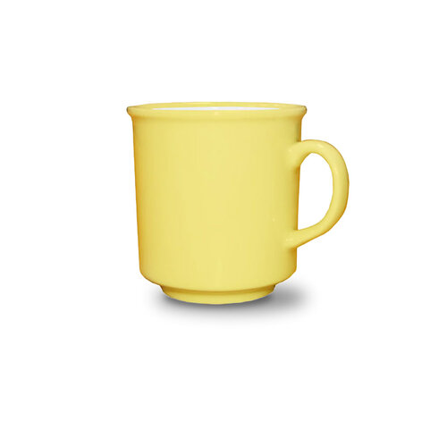 Rössler Porzellan Rössler Mug 60s gelb