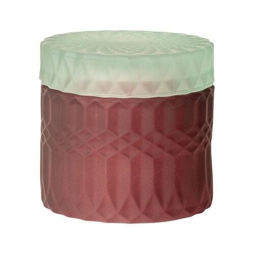 Bonbonniere Glas kastanienbraun-mint