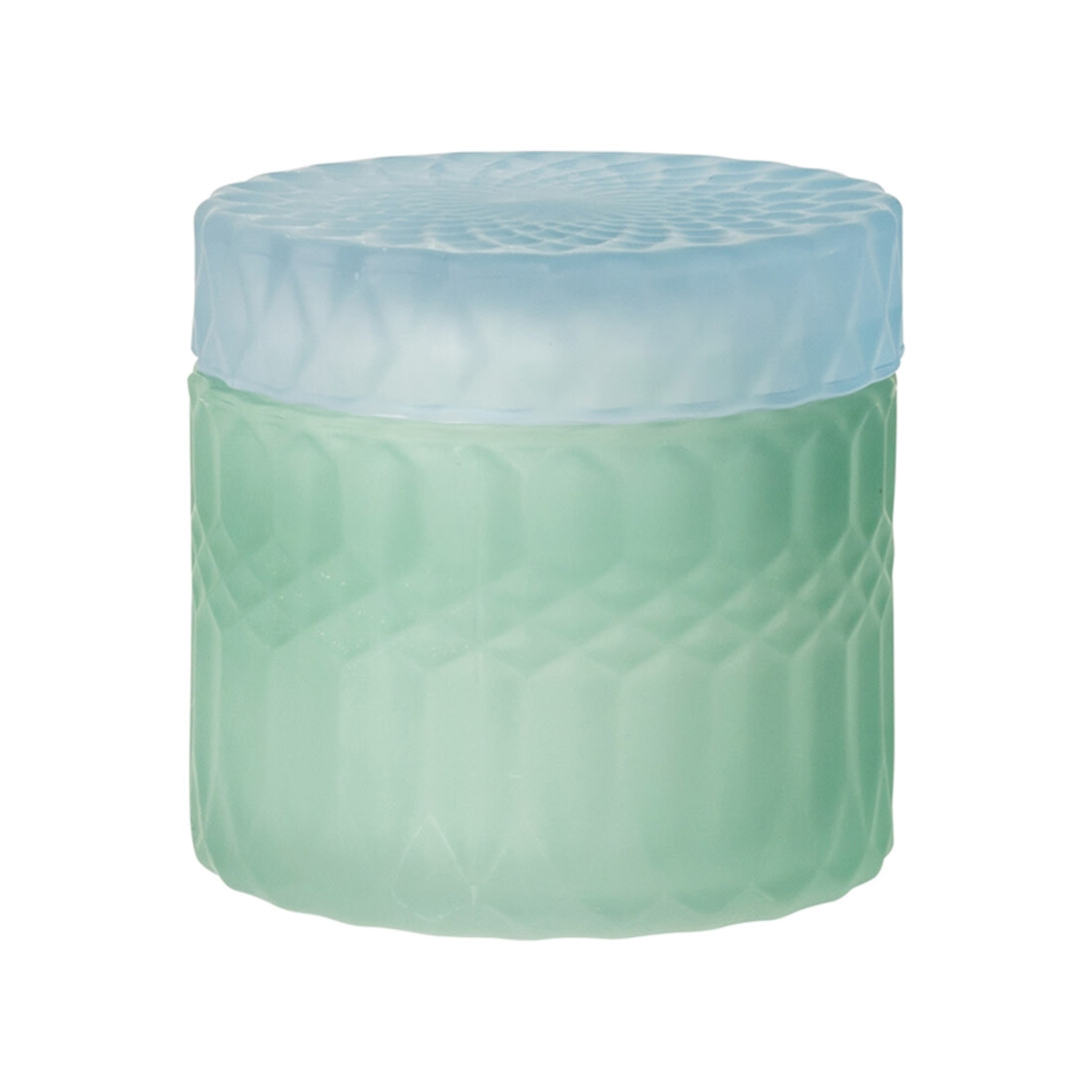 Bonbonniere Glas smaragdgrün-blau