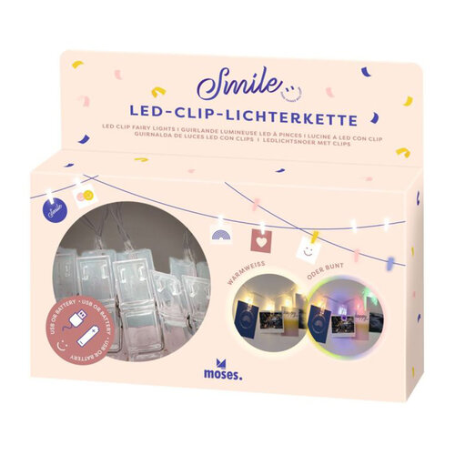 moses Licherkette Clips color 10 LED