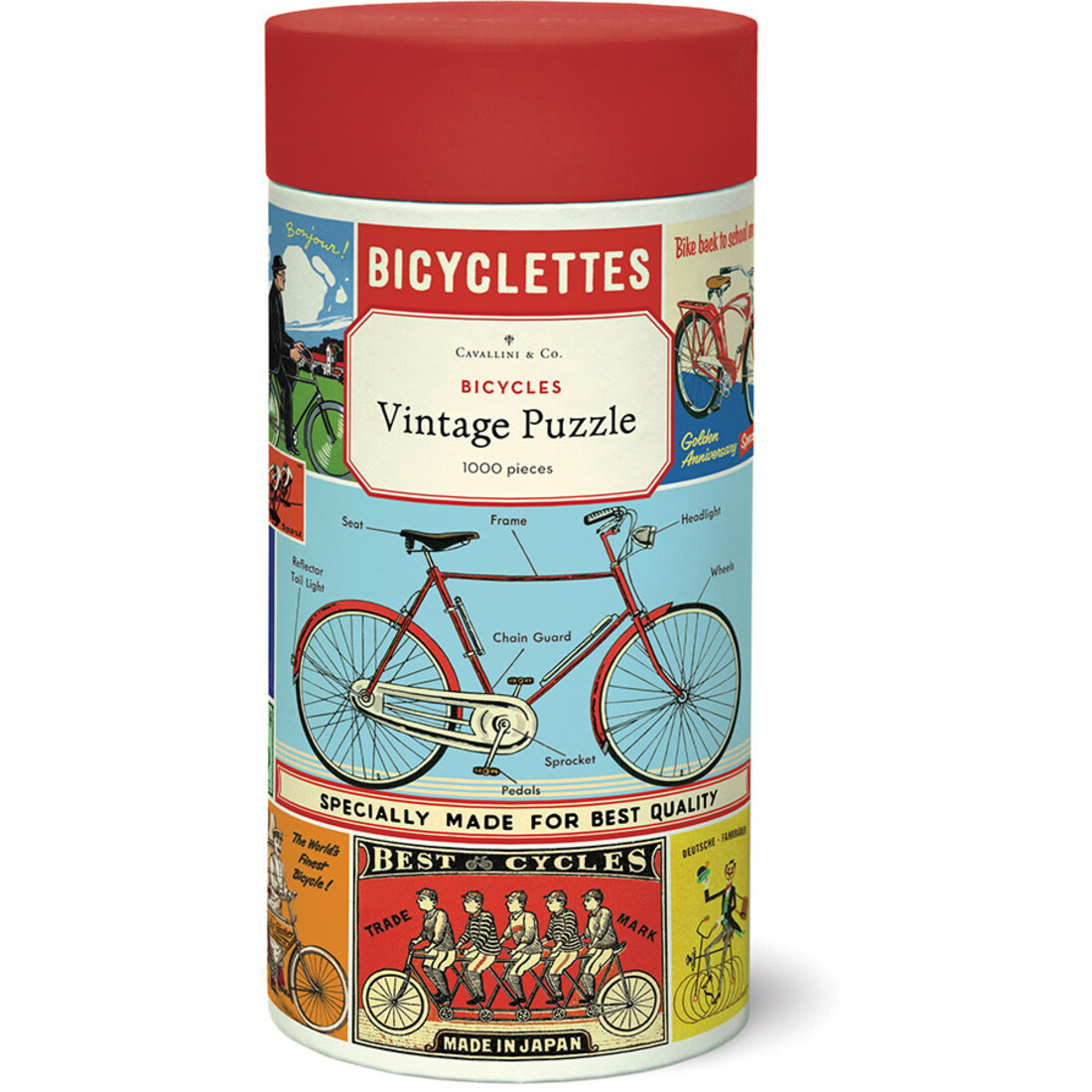 Cavallini Puzzle «Bicycles»