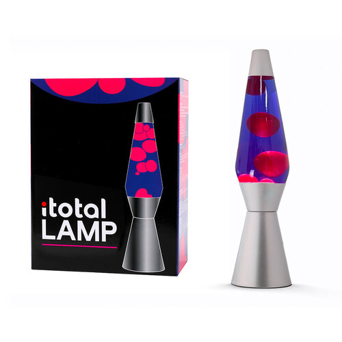 iTotal Lavalampe violett-rosa