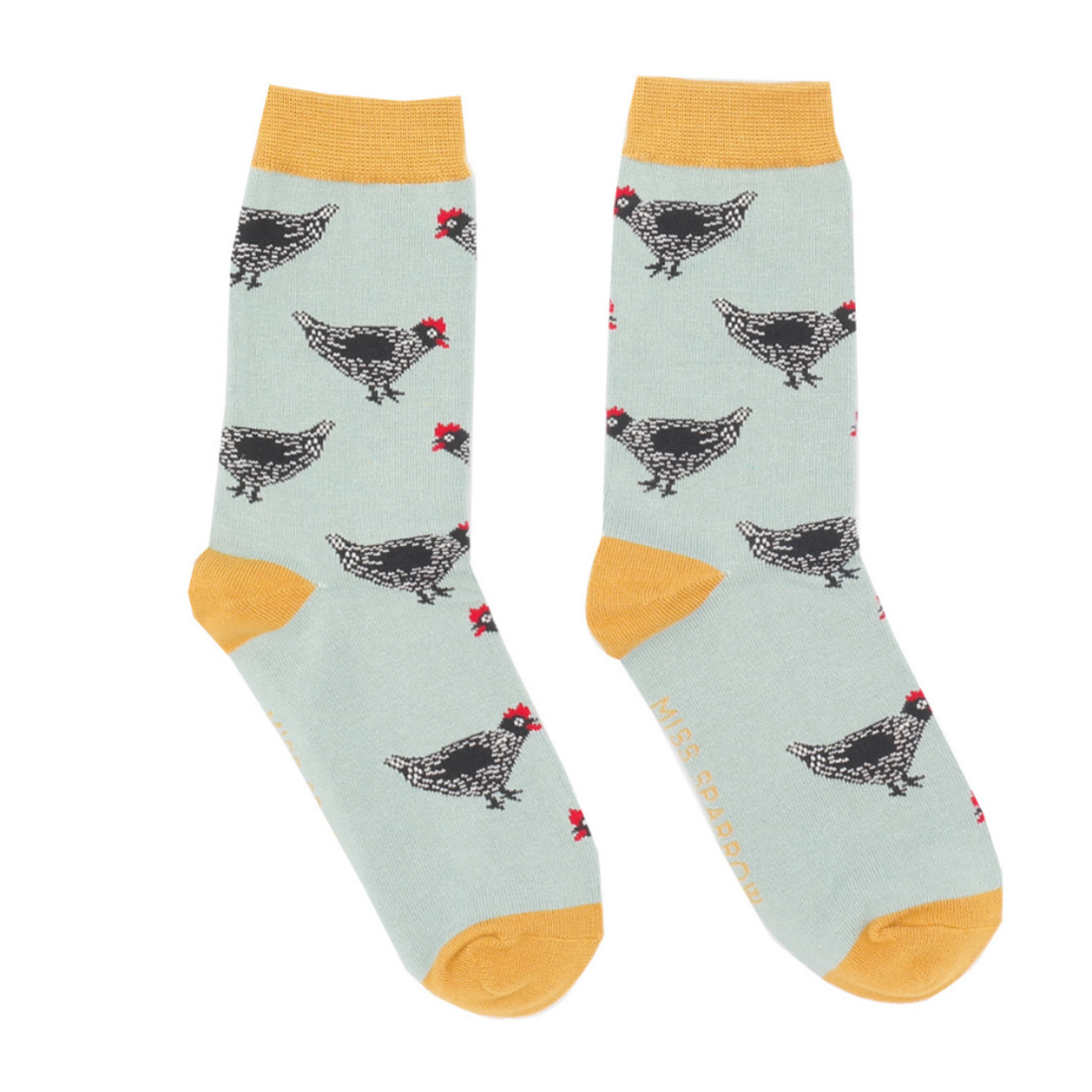 Miss Sparrow Socken 36-41 «Hens duck» eier