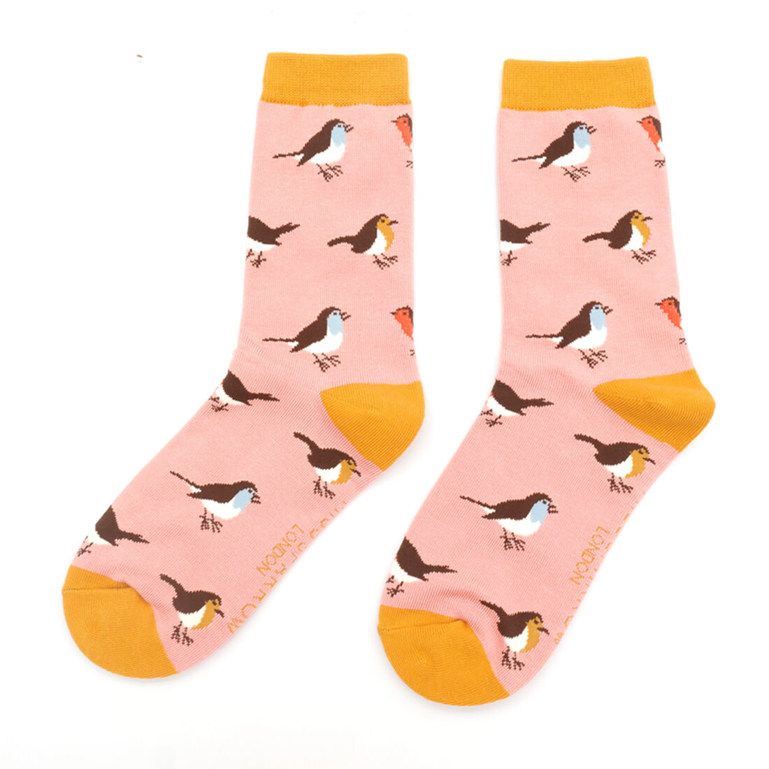Miss Sparrow Socken 36-41 Rotkehlchen pink