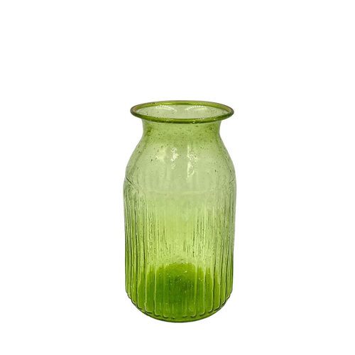 Vase recycling Glas hellgrün
