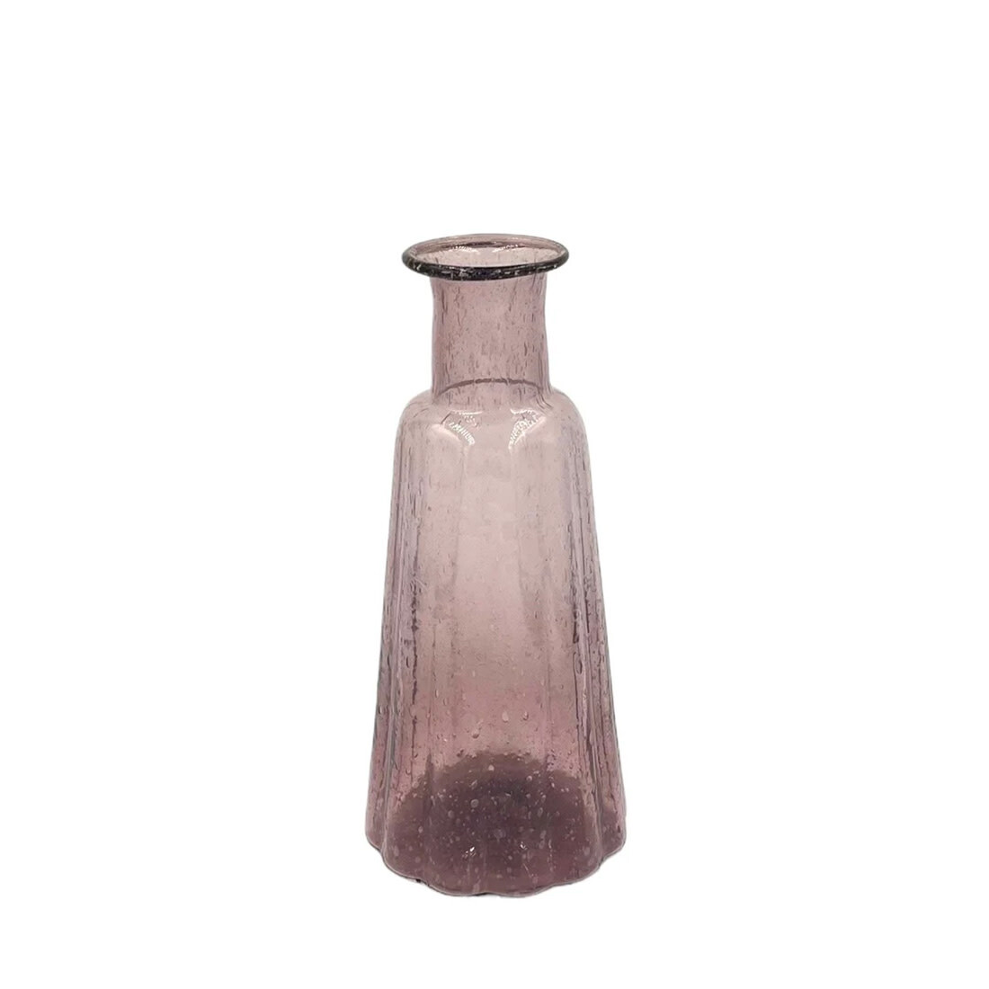 Vase recycling Glas pink